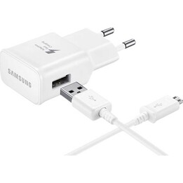 Samsung USB Cargador Rápido + Micro-USB-cable EP-TA20 Blanco