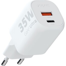 Xtorm Gan2 Ultra USB USB-C Schnellladegerät 35W Weiß