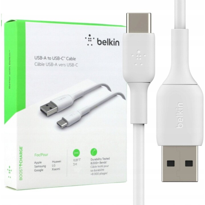 Belkin Boost Charge USB-C cable 3 metres white