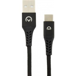 Mobilize USB - USB-C Nylon Cable 1 Meter Black