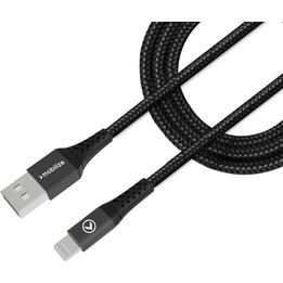 Mobilize USB-C - Lightning Nylon Cable 1 Meter Black