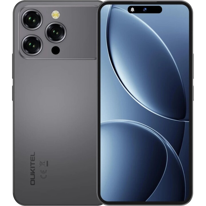 Oukitel P1 Pro, 8 GB 512 GB, 6,7 AMOLED FHD+, 5150 mAh, Nero