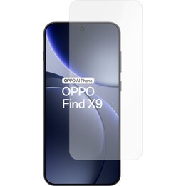Just in Case OPPO Find X9 protector de pantalla de vidrio templado transparente