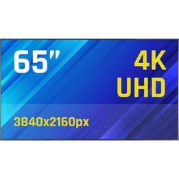 iggual IGG320068 Ecrã de sinalização em aço 4K Ultra HD Wifi 1500 cd/m² de 165,1 cm (65")