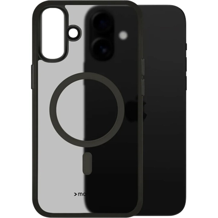 Mobilize TPU Back Cover Negro Magnético Negro Apple iPhone 16 Plus