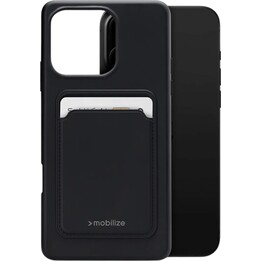 MOBILIZERA GCCMB-IPH16PROMAX TPU back cover with card holder black for Apple iPhone 16 Pro Max