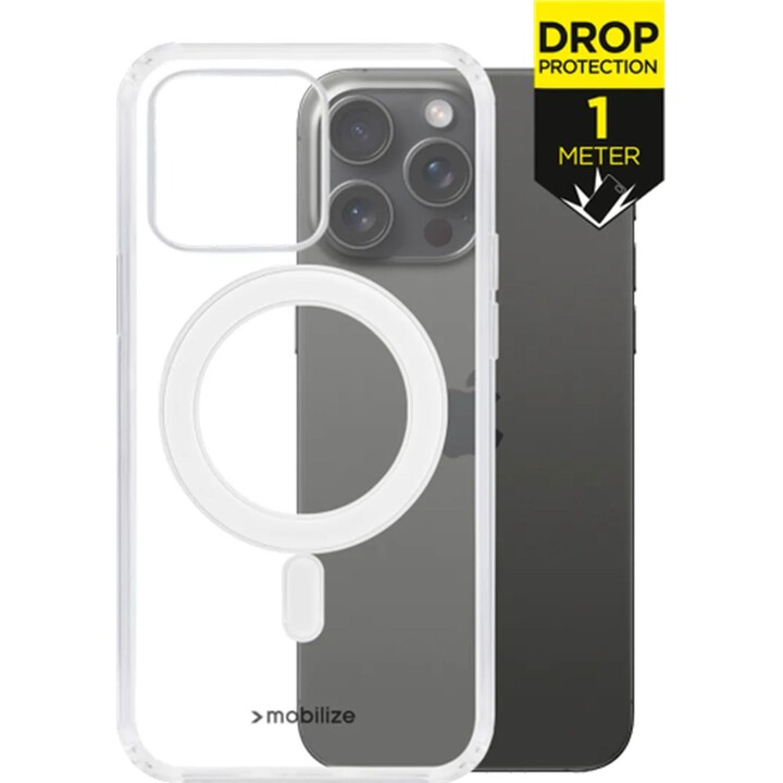 Mobilize PC Back Cover Transparent MagSafe Apple iPhone 15 Pro
