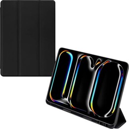Mobilize PU Leather Solid Folio Book Case Black Apple iPad Pro 2024/2025 13