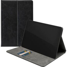 Mobilize Premium Folio-Schutzhülle aus PU-Leder, Schwarz, für Apple iPad Air 2024/2025/2026