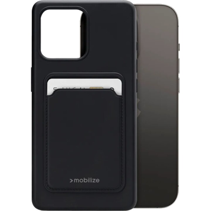 Mobilize Cardcase TPU Back Cover noir Apple iPhone 15 Pro Max