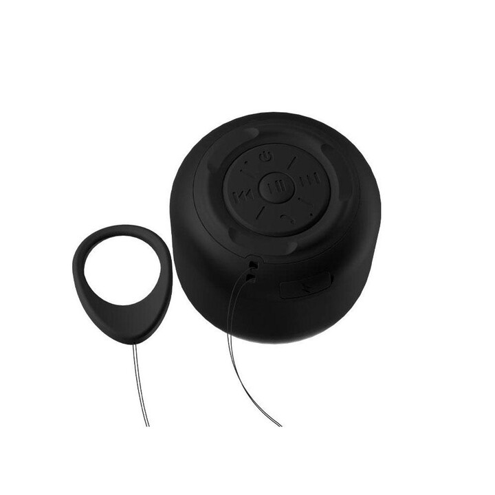 Devia Kintone Lanyard Wireless Speaker / 5W / 800 mAh / IPX7 / 10 meters / Black