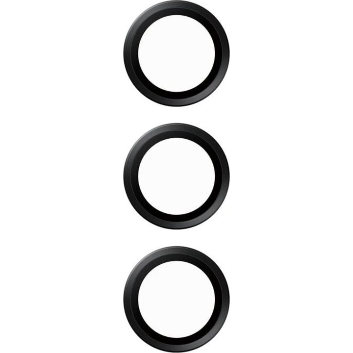 PanzerGlass Hoops Protection de l'objectif de l'appareil photo pour Samsung Galaxy S24/S23 5G/S23+ 5G - Noir