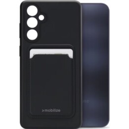 Funda de goma Mobilize Gelly para Samsung Galaxy S25 5G, negro mate