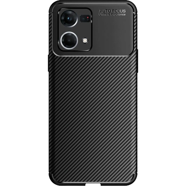 Just in case Reno7 Rugged TPU Back Cover Black