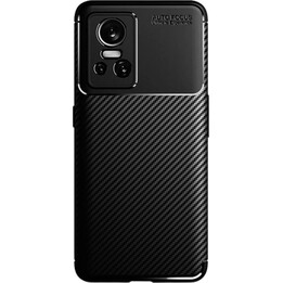 Capa traseira resistente em TPU preta para Realme GT Neo 3, ideal para qualquer eventualidade.
