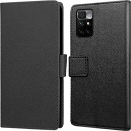 Just in case Capa livro em PU para Xiaomi Redmi 10/10 (2022) preta