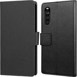 Just in case capa livro PU Sony Xperia 10 III preta