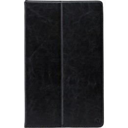 Capa tipo livro em couro PU Mobilize, preta, para Apple iPad Mini 2021/2024.