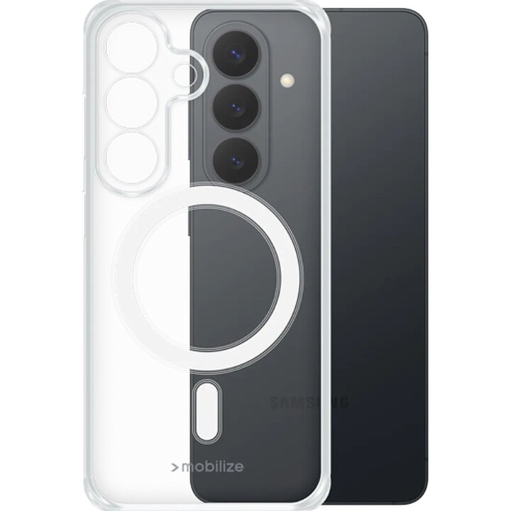 Mobilize S26 coque arrière PC transparente magnétique
