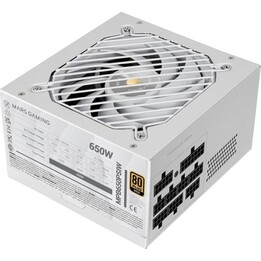 Mars Gaming Mpb650psi Fuente Alimentación 650w Full Modular 80 Plus Gold Atx 3.1 Pcie 5.1 Blanco