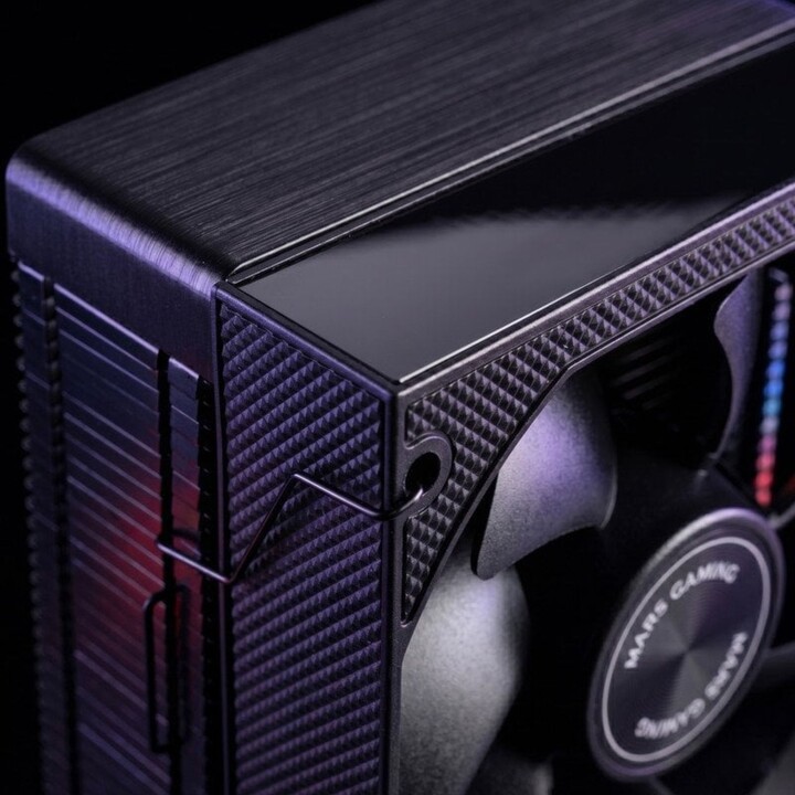 Mars Gaming Mcpu-xpro CPU Lüfter CPU Kühlkörper 190w Tdp 3 Heatpipes Fdb Pwm 90mm Intel und Amd Schwarz