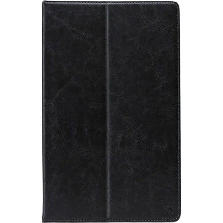 Capa tipo livro Mobilize Premium em couro PU preto para Lenovo Idea Tab Plus