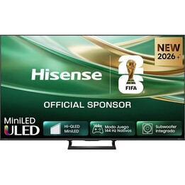 Hisense 65E8S - Smart TV Mini LED Série E8 de 65" com modo de jogo e subwoofer incorporado