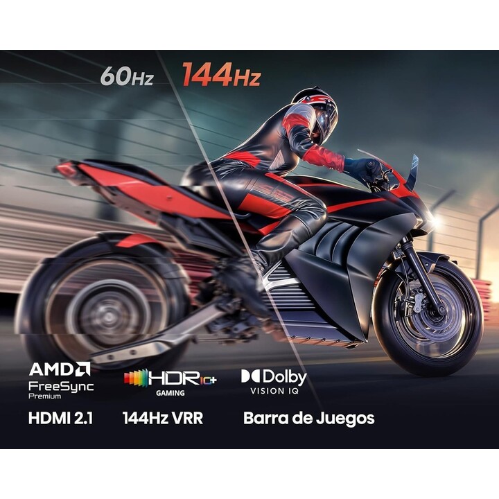 Hisense 65E8S - Smart TV Mini LED Série E8 de 65" com modo de jogo e subwoofer incorporado