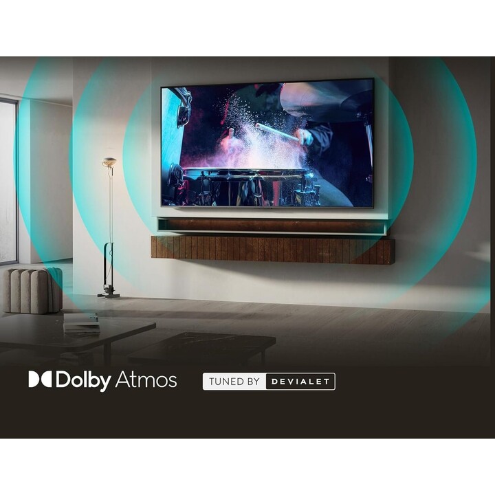 Hisense 65E8S - Smart TV Mini LED Série E8 de 65" com modo de jogo e subwoofer incorporado