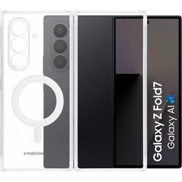 Mobilize MOB-NPCMSC-GALZFOLD75G Transparent magnetic back cover for Samsung Galaxy Z Fold 7