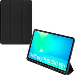 Étui portefeuille rigide en cuir PU noir Mobilize pour Samsung Galaxy Tab S10 FE+
