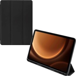 Étui portefeuille rigide en cuir PU noir Mobilize pour Samsung Galaxy Tab S9/S9 FE/S10 FE/S10 Lite