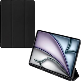 Capa tipo livro Mobilize em couro PU sólido, preta, para Apple iPad 9.7 2017/2018/Air/Air 2/iPad Pro 9.7