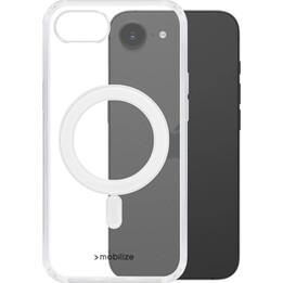 Capa traseira transparente magnética Mobilize PC para Apple iPhone 16e/17e