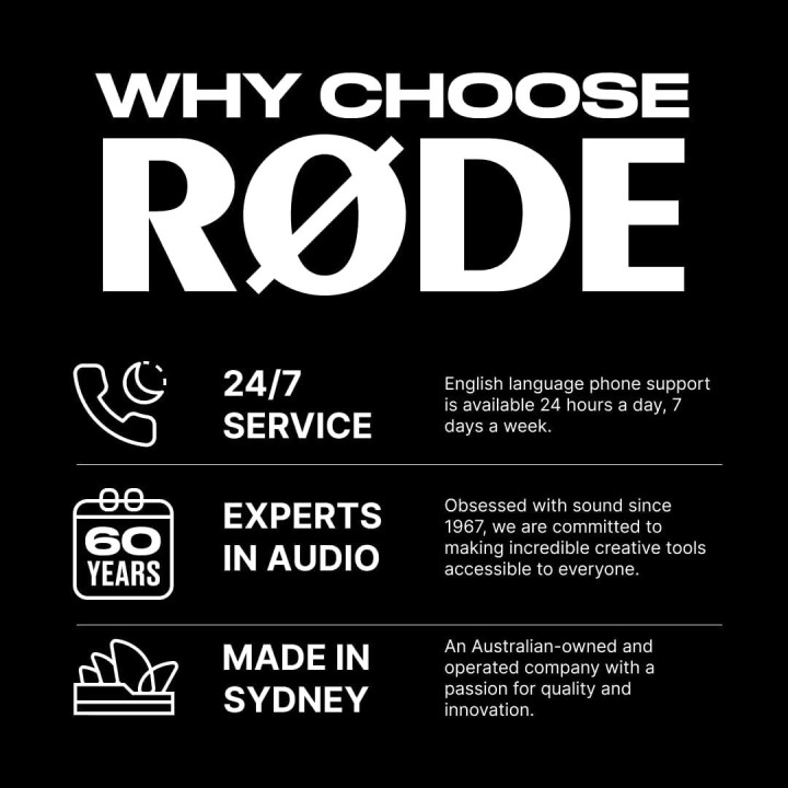 RODE Wireless Micro - 2-Channel Digital Wireless System (USB-C, Black)