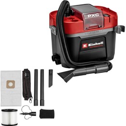 Aspiradora inalámbrica para sólidos y líquidos Einhell Professional TP-VC 18/10 Li BL L-Solo 2347155, 10 l, certificado Clase L
