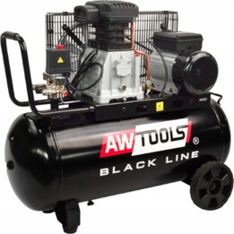 AWTOOLS AC90 Compressore da 90 litri, 3,0 HP, linea nera