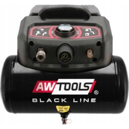 Compresseur AWTOOLS AC6 6 litres 1,5 HP, ligne noire