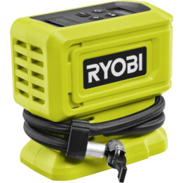 RYOBI Mini compresor de batería One+ RPI18-0 de 18 V, presión máxima de 11 Bar, Pantalla Digital, sin batería ni Cargador