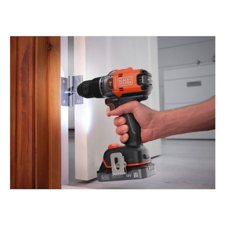 Black & Decker BLD683XN-XJ Bohrmaschine 1800 RPM 1 kg Schwarz, Orange