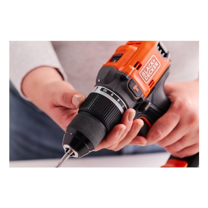 Black & Decker BLD683XN-XJ drill 1800 RPM 1 kg Black, Orange