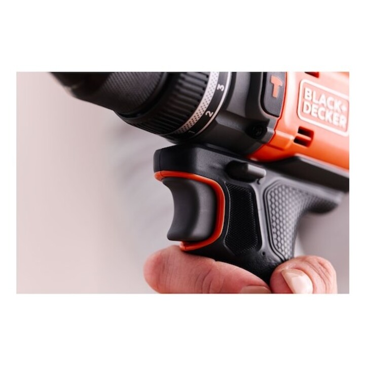 Black & Decker BLD683XN-XJ drill 1800 RPM 1 kg Black, Orange