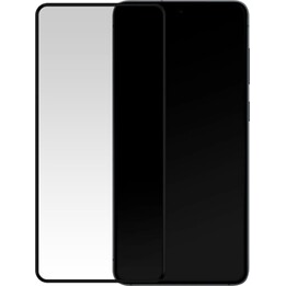 Mobilize Displayschutzfolie aus gehärtetem Glas mit schwarzem Rahmen für Samsung Galaxy S25 Edge