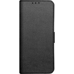 Just in Case étui livre en cuir PU noir Motorola Edge 50 Neo