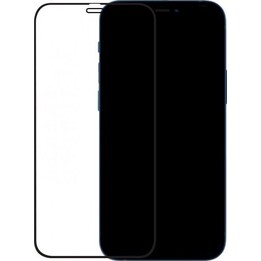 Protection d'écran en verre trempé bord à bord Mobilize pour Apple iPhone 12 Mini, noir