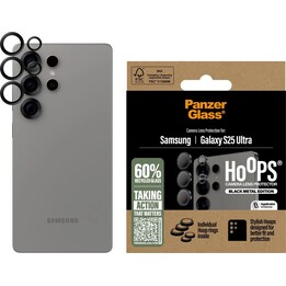 Protection d'appareil photo en verre trempé PanzerGlass Hoops pour Samsung Galaxy S25 Ultra