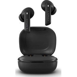Fones de ouvido intra-auriculares sem fio Lamax Clips1 ANC para chamadas/música, USB Tipo-C, Bluetooth, pretos