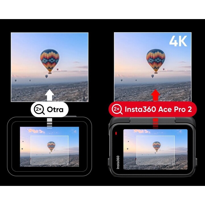 Insta360 Ace Pro 2 Actionsport-Kamera 50 MP 8K Ultra HD 25,4 / 1,3 mm (1 / 1.3") WLAN 177,7 g