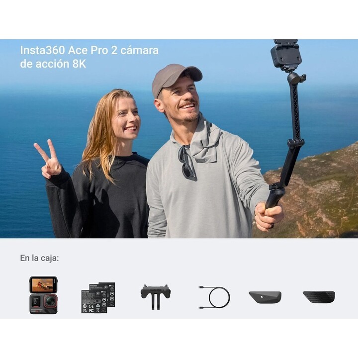 Insta360 Ace Pro 2 Actionsport-Kamera 50 MP 8K Ultra HD 25,4 / 1,3 mm (1 / 1.3") WLAN 177,7 g