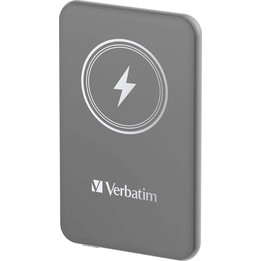 Verbatim Charge n Go Magnetic Wireless PowerBank 5000 Grau